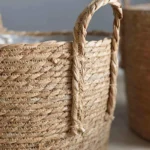 Nordic Extra Large Straw Flower Pot Seaweed Storage Basket Potted Green Plant Flower Basket Hand Woven Floor Indoor Flower Pot - Image 3