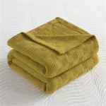 Luxurious 100% Cotton Throw Blanket - Cozy Comfort & Style - Image 6
