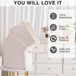 Durable Small Cotton Rope Basket for Organizing Woven Closet Storage Bin Shelves Closet Storage Basket Bathroom Organizer Bin - Image 3