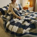 Luxurious Chenille Knit Throw Blanket – Soft, Machine Washable Cozy Comfort - Image 2