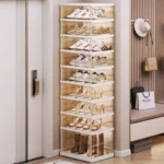 Transparent shoes Cabinet Versatile multi-layer large capacity with Light Sensor for Display Collectible Toys and Blind Boxes - Image 5