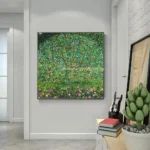 Mintura,Handmade Reproduction Gustav Klimt - Apple Tree Oil Paintings on Canvas,Wall Art Pictures,Home Decoration,Flowers Poster - Image 5