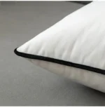 Black White Solid Velvet Pillow Cover Home Decoration Cushion Cover Velour Pillowcase Living Room Sofa Pillow 45x45 /50x50/30x50 - Image 6