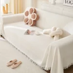 Sofa Towel with Full Coverage Ins Cream Wind Cotton Yarn Camping Blanket Sofa Cushion Cover All Season Universal All Inclusive