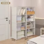 Open Closets Storage Locker Armoire Wardrobe Closet Folding Clothes Cabinet Dressing Rooms Dressers Bedroom Furniture Assembly - Image 4