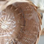 Hand-woven Wedding Flower Basket With Handle Wicker Sundries Basket Wedding Flower Girls Basket for Home Picnic Storage Basket - Image 5