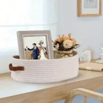 Handcrafted Nordic Cotton Rope Baskets for Stylish Storage - Image 6