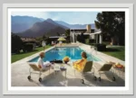 Retro Poolside Host Luxury Lifestyle By Slim Aarons Print Art Canvas Poster For Living Room Decor Home Wall Picture - Image 2