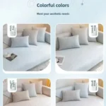 Cooling Blue Ice Silk Sofa Cover - Slip-Resistant Comfort for All Seasons - Image 4