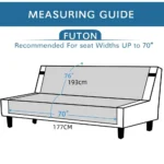 Protective Waterproof Slipcover for Pet-Friendly Sofa Bed - Blue - Image 2