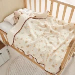 Doudou Blanket A Pure Cotton Gauze Soft Baby Bath Towel Newborn Bag Single Children's Quilt Spring and Summer Baby Quilt - Image 5