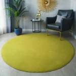 90/120cm Coral Velvet Round Rug Super Soft Carpet For Bedroom Living Room Home Decoration Thick Circle Kids Room Floor Mat - Image 3