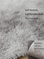 Plush Area Rug Bedroom Carpet Super Soft Foot Bedside Mat Fuzzy Children Carpet Prayer Rugs Living Room Rug Room Decoration - Image 3