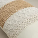30x50cm Boho Decorative Throw Pillow Cover Cotton & Burlap Textured Striped Woven Bohemian Cushion Cover for Sofa Couch Car - Image 5