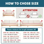Jacquard Adjustable Elastic Sofa Cover Armchair Protector Corner L Shape Stretch Thick Slipcovers Couch Covers 1/2/3/4/5 Seater - Image 3
