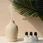 vase shape Ceramic Aromatherapy humidifier Household resin ultrasonic air mute humidifier for Home Office
