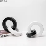 Marble Round Ring Ceramic Annular Knot Statue Abstract Crafts Desk Decoration Creative Knot Sculpture Room Aesthetics Decor - Image 2