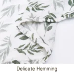 Elinfant 100% cotton 120*110cm 2 Layers Newborn Baby Bath Towel Wrap Muslin Swaddle Blankets Wholesale Dropshipping - Image 4