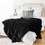 Battilo Fluffy Soft Blankets Luxury Fur blanket for Bed Sofa Mink Faux Fur Throw and Blankets Large Warm Blanket for Home Decor - Image 6