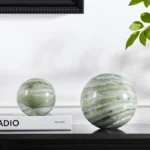 Modern Minimalist Natural Marble Solid Sphere Design Ornament Model Room Sales Office Home Desktop Decoration - Image 3