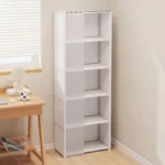 6/5 Layers Dustproof Wardrobe High Capacity Partition Bookshelf Bedroom Open Simple Assembly Storage Cabinet Bedroom Furniture - Image 2