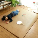 Japanese tatami carpet summer cool thick Rattan mat cane carpet livingroom and bedroom bed rug kid play tapete customized