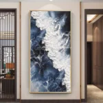Mintura,Abstract Knife 3D Wave Pictures Hotel Decor Wall Art Hand Painted Seascape Oil Painting on Canvas Handmade Sea Paintings - Image 5