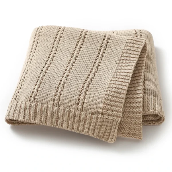 90*70cm Cotton Baby Receiving Blankets for Newborn Girls & Boys Super Soft Dual-Use Crib Nap Stroller Bedding Cradle Quilt Solid