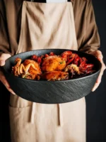 Large Size Cerc Soup Bowl Japanese Sle High Capaci Clear Soup Bowl for Boiled Fi cious Suan Cai Fi Bowl - Image 5