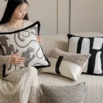 Simplicity Jacquard Embroidered Pillow Covers Decorative Home Decor Cushion Cover Light Luxury Pillowcases with Sense of Design - Image 4