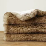 Battilo Luxury Faux Fur Blanket for Bed Heavyweight Plush Sofa Blanket Soft Fluffy Fur Blankets Winter Thick Warm Throw Blanket - Image 5