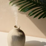 vase shape Ceramic Aromatherapy humidifier Household resin ultrasonic air mute humidifier for Home Office - Image 2