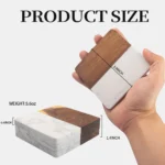 Sleek Acacia & Marble Coasters Set – Heat-Resistant Elegance - Image 4