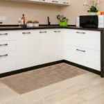 Linen Weave Kitchen Floor Mat Anti-slip Washed Rug Rubber Bottom Natural Twill Flax Entry Door Long Carpet Oil-resistant Durable - Image 6