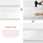 White Faux Sheepskin Fuzzy carpet Fur Rugs for Bedroom bedside Washable Fluffy Area Living Room rug Shag Nursery floor mat decor - Image 6