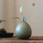 Simple ceramic vase decoration, living room home dining table decoration, hydroponic plant small vase - Image 4