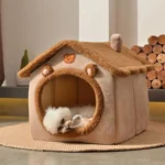 Cozy Foldable Pet House: Washable Cave for Cats & Small Dogs - Image 4