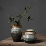 Make Old Hydroponics Ceramics Vases Ornament Originality Retro Style Home Furnishing Desktop Flower Arrangement Decorate - Image 2