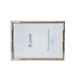 Modern Minimalist Light Gold Metal Picture Frame Stylish Decorative Tabletop Display Frame for Photos and Artwork Home Decor - Image 6
