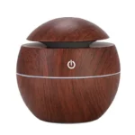 Wood Grain Vase Humidifier Aroma Diffuser USB Ultrasonic Cool Mist Essential Oil Silent Ultrasonic Humidification Office Home - Image 5