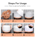 Elegant Aromatherapy Diffuser: Remote Control & LED Lights - Image 6
