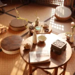 Zen Round Straw Pouf: Stylish Tatami Cushion for Meditation - Image 5