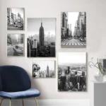Urban Elegance: Black & White NYC Canvas Art for Your Home - Image 4