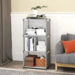 Multi-Layer Bookcase Square Storage Shelf Easy Assembly Bookcase Living Room and Study Bedroom Storage Shelf Simple Bookshelf - Image 6