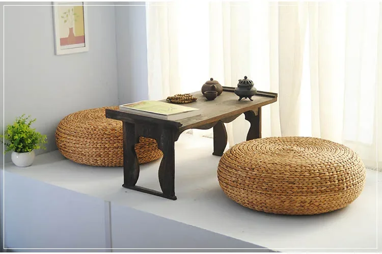for Furniture Home Living Room Chairs Hallway Pouf Rattan Tea Ceremony Meditation Small Round Stool Balcony Decorative Stool 10 kf Sf9c4bf6f37f0477fb75440a0ba78a7f2J