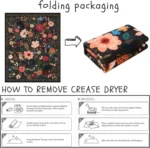 Hallway Runner rug Kitchen Carpet Non-slip Bohemian Washable Floral mat Soft Low Pile Entrance Floor Mat Laundry Room Bath Mats - Image 4