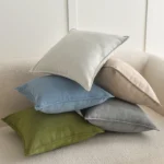 Chenille Throw Pillow Covers with Elegant Luxury Design Square Cushion Case for Office Home Living Room Bed Sofa Cushion Decor - Image 2