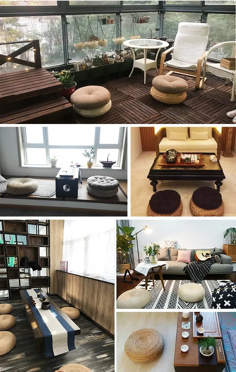 for Furniture Home Living Room Chairs Hallway Pouf Rattan Tea Ceremony Meditation Small Round Stool Balcony Decorative Stool 16 kf Sfa409a93d9454b0582dbb56182cee275s