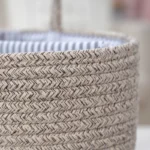Multifunctional Travel Out Portable Mommy Bag Storage Basket Cotton Rope Woven Basket Clutter Arrangement Storage Baskets - Image 4