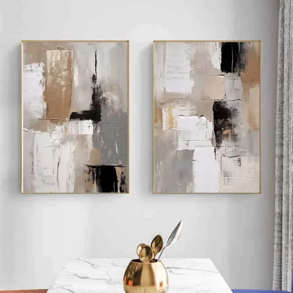 Abstract Modern Minimalist Poster Neutral Landscape Canvas Painting Prints Picture for Living Room Wall Home Decor Cuadros
